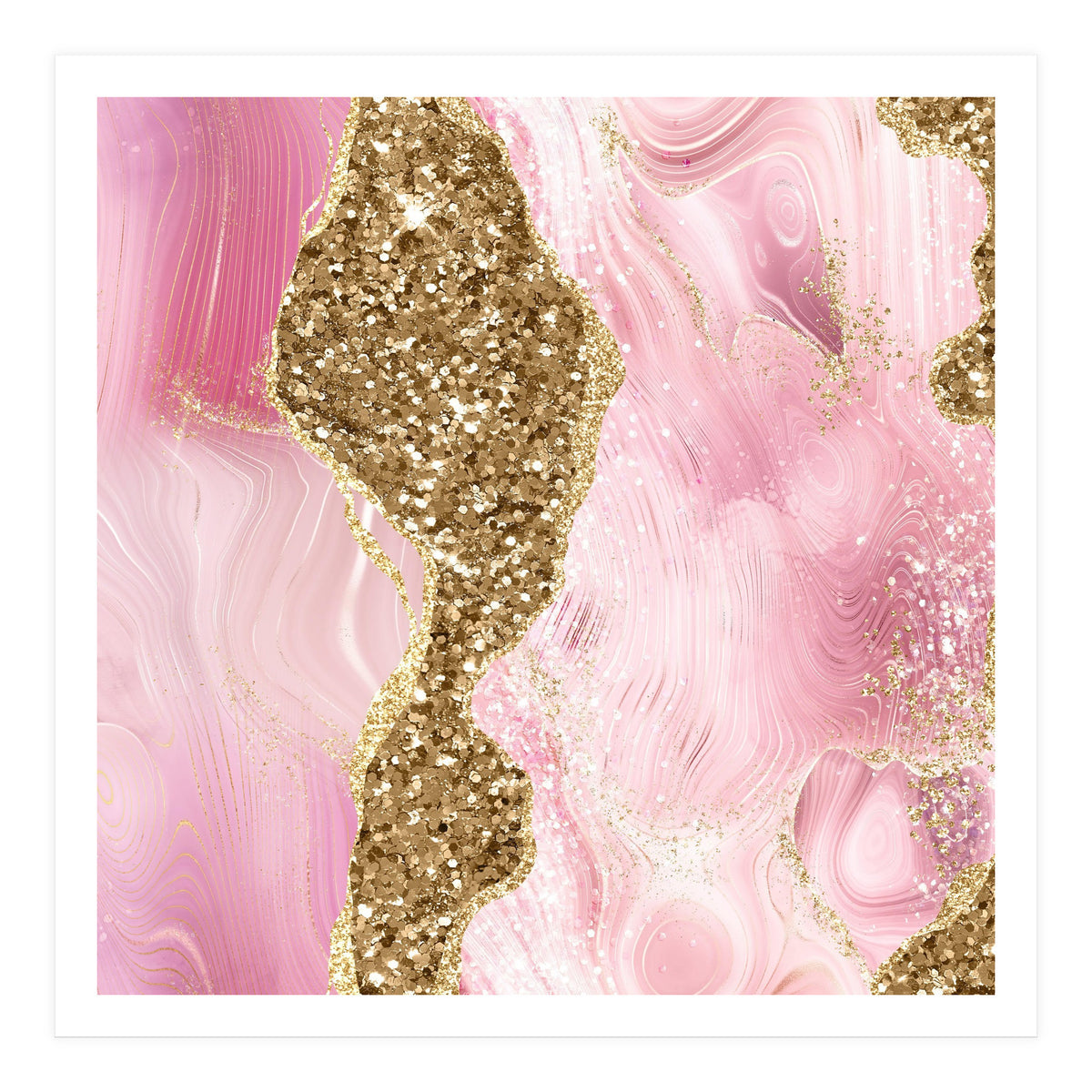 Agate Glitter Dazzle Texture 16  (Print Only)