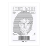 Receipt Art Michael Jackson (Print Only) thumbnail