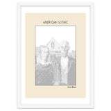 American Gothic – Grant Wood (ascii Art) thumbnail
