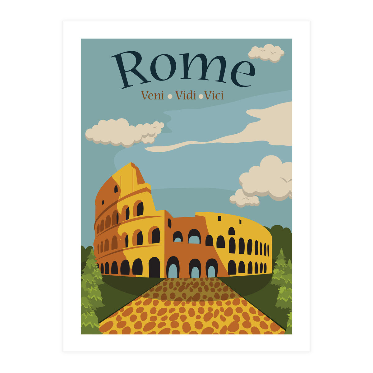 Rome, Colosseum, Italy (Print Only)