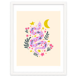 Lunar Snake  - lavander and cream thumbnail