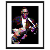 Howlin Wolf American Blues Guitarist Colorful thumbnail