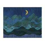 Abstract Landscape Moody Moonrise (Print Only) thumbnail