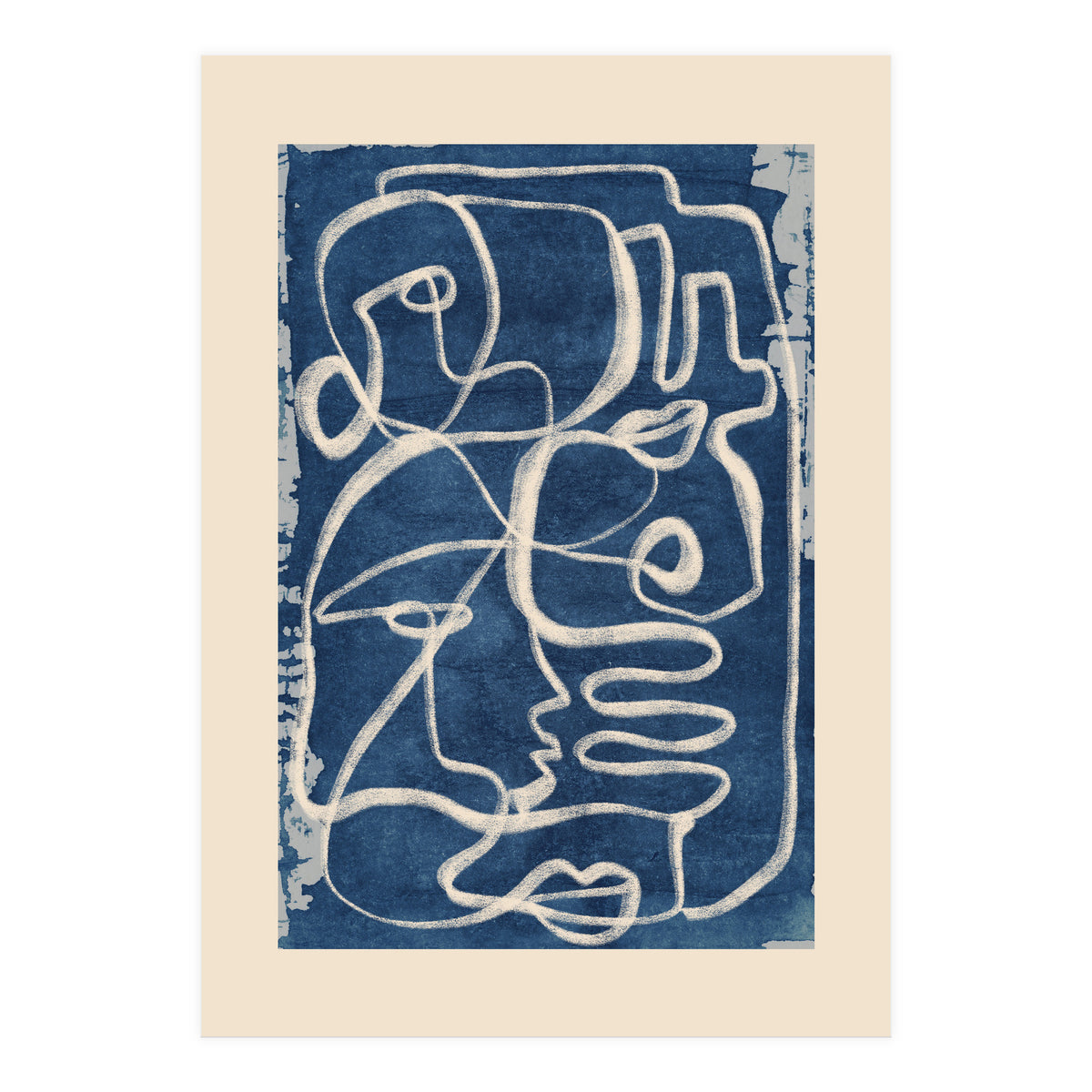Bound By Line (indigo) (Print Only)