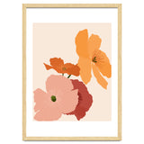 Autumn Wildflowers, Botanical Illustration Vintage Classy, Bohemian Floral Blossom Plants Bloom, Pastel Flowers Garden Nature thumbnail