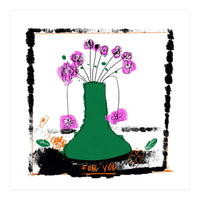 green vase (Print Only)