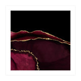 Burgundy & Gold Agate Texture 05 (Print Only) thumbnail