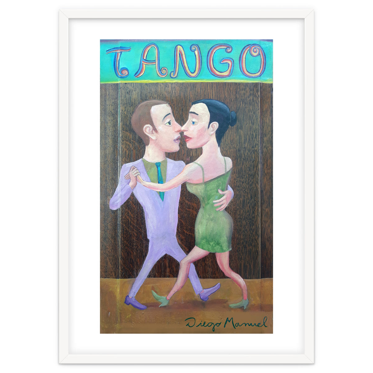 Pareja De Tango 2 Madera