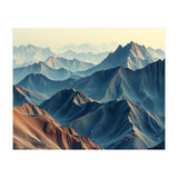 Hyper-Realistic Mountain Range Landscape Art (Print Only) thumbnail