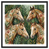 Majestic Floral Horses thumbnail