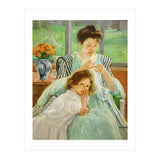 Young mother sewing, 1901 Canvas,92,4 x 73,7 cm. (Print Only) thumbnail