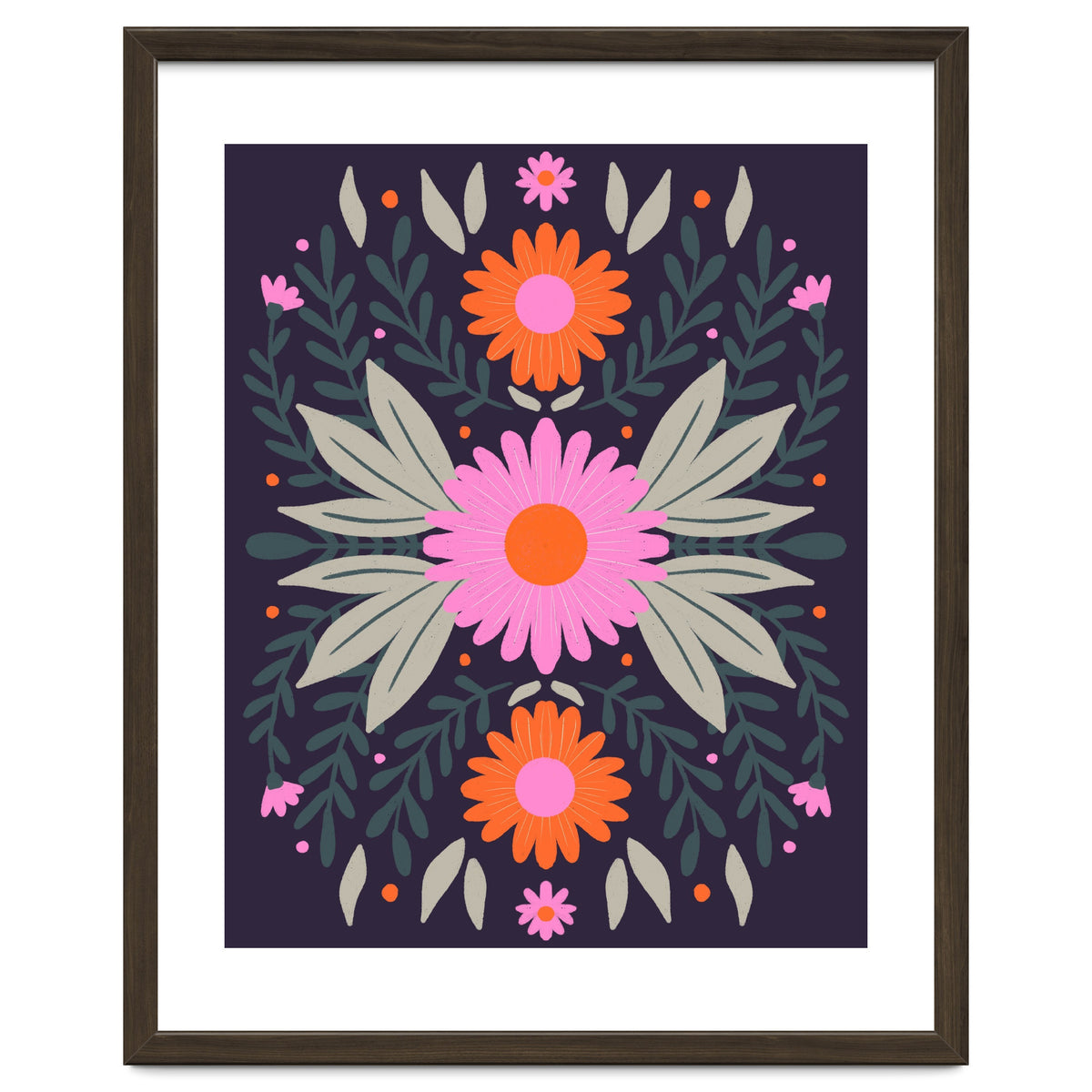 Pink And Orange Flowers