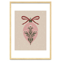 Christmas Floral Globe