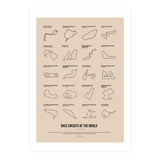 Grand Prix Formula One Circuits Racing Car (Print Only) thumbnail