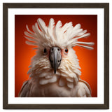 Close Up Portrait Of A White Cockatoo Parrot thumbnail