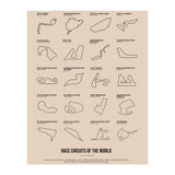 Grand Prix Formula One Circuits Racing Car (Print Only) thumbnail