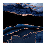 Navy & Rose Gold Agate Texture 11  (Print Only) thumbnail