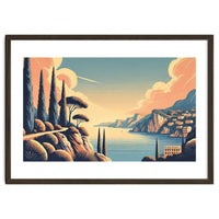 Vintage French Riviera Poster, France