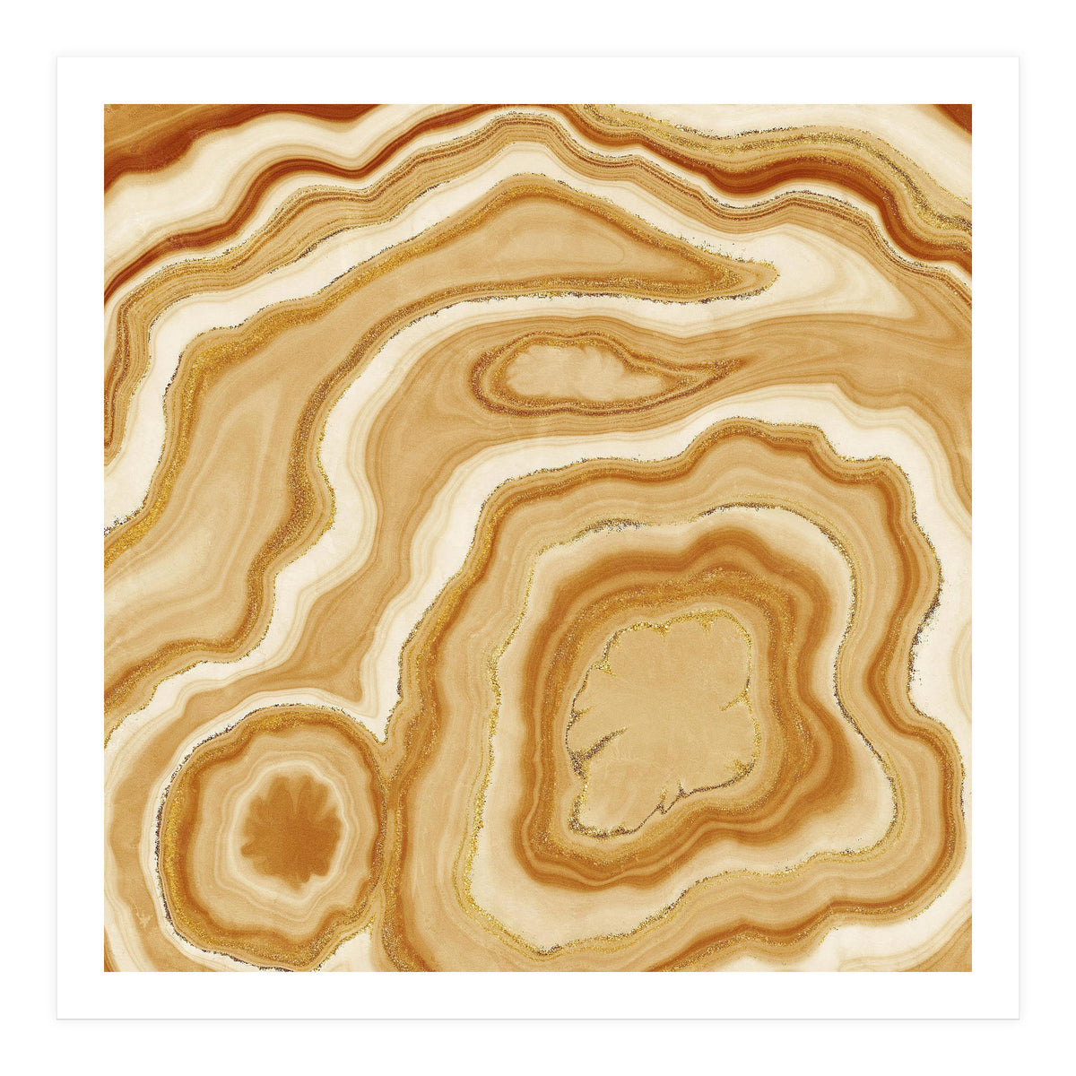 Golden Agate Texture 05 (Print Only)
