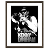 Kenny Dorham Jazz Trumpeter in Grayscale thumbnail