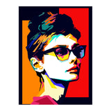 Audrey Hepburn Hollywood Star Pop Art WPAP (Print Only) thumbnail