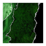 Green & Silver Agate Texture 01  (Print Only) thumbnail