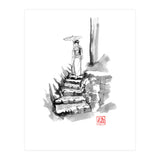 woman Descending Stairs (Print Only) thumbnail