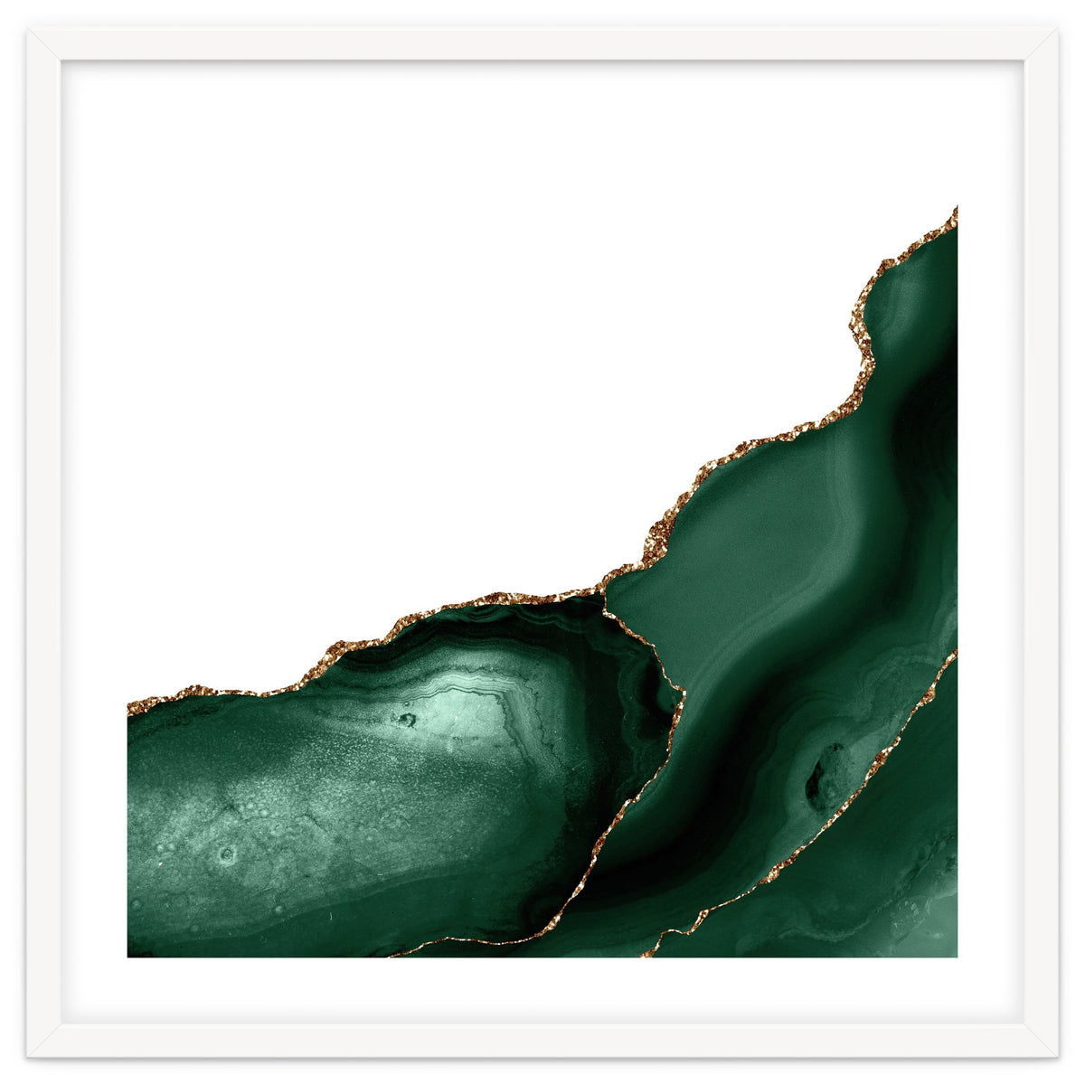 Emerald & Gold Agate Texture 09