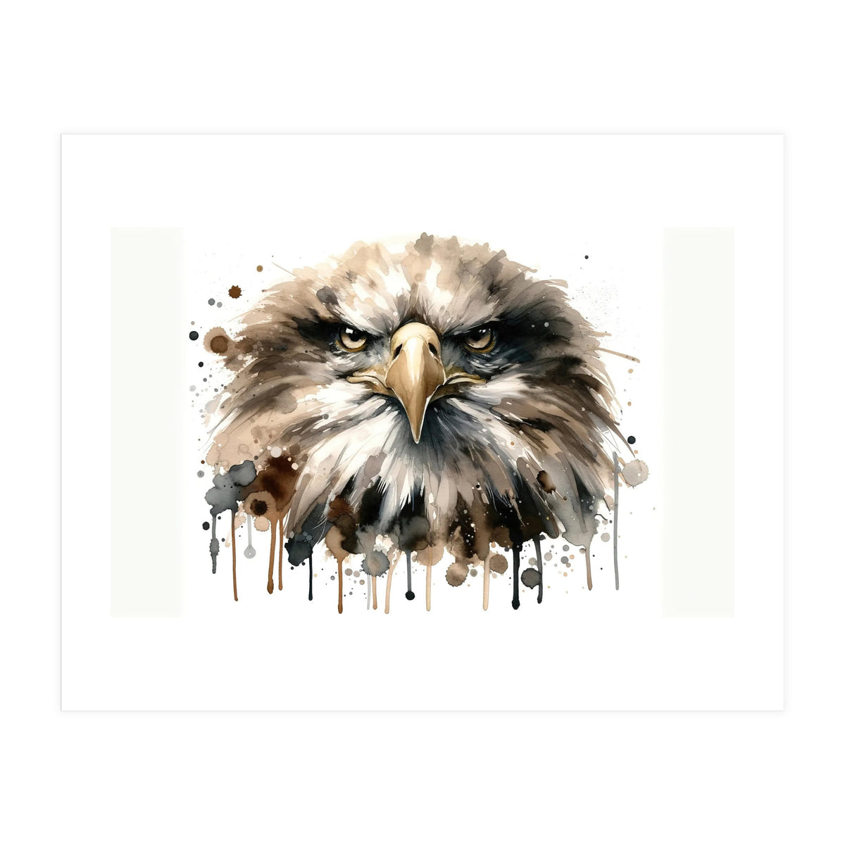 Fierce Bald Eagle Portrait (Print Only)
