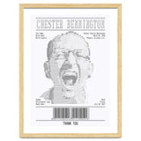 Receipt Art Chester Bennington thumbnail