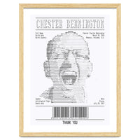 Receipt Art Chester Bennington