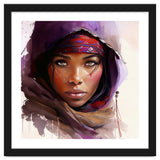 Watercolor Tuareg Woman #6 thumbnail