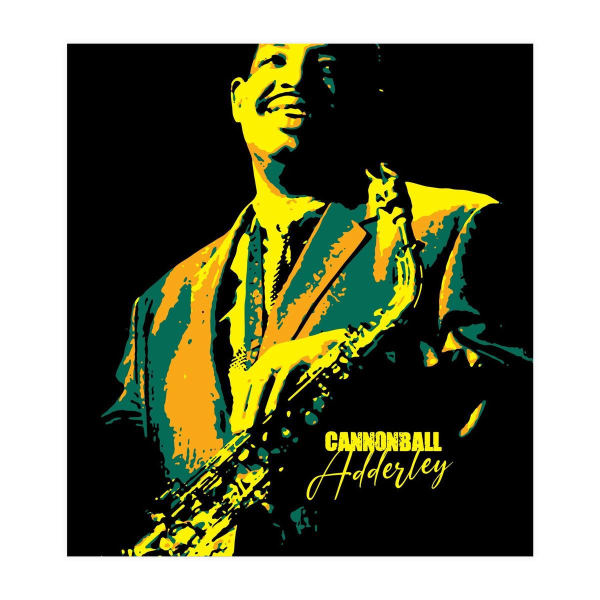 Cannonball Adderley American Jazz Saxophonist (Print Only)