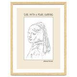 Girl With A Pearl Earring Johannes Vermeer Ascii Art thumbnail