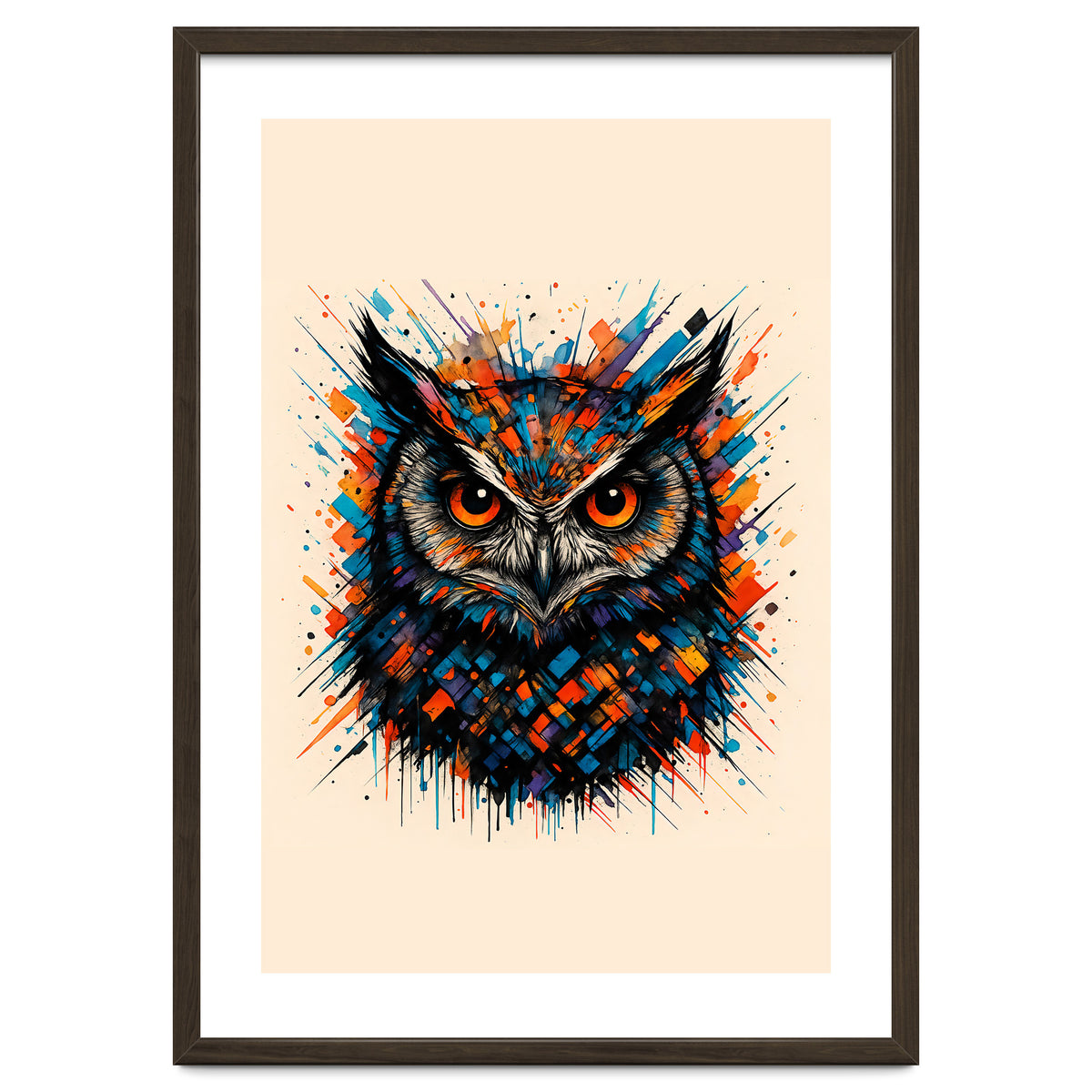 Owl Animal Watercolor