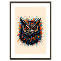Owl Animal Watercolor