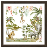 Watercolor Wild Animals Jungle thumbnail