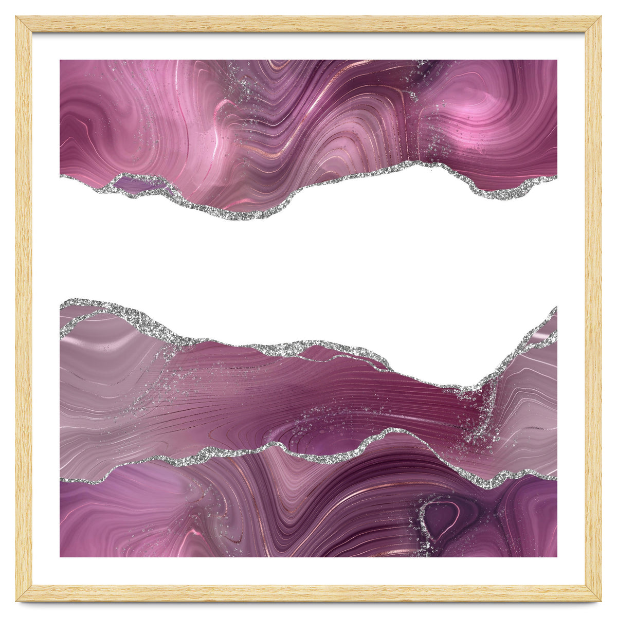 Mauve & Silver Agate Texture 08