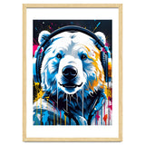 Polar Bear In Headphones, Graffiti thumbnail