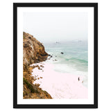 Pink Trails, Beach Tropical Travel Ocean Pastel Digital Art, Photography Sea Scenic Nature Landscape thumbnail