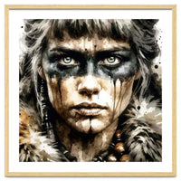Fur Collar Warrior Portrait