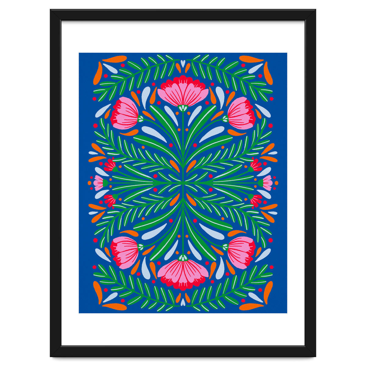 Bold Symmetrical Flowers