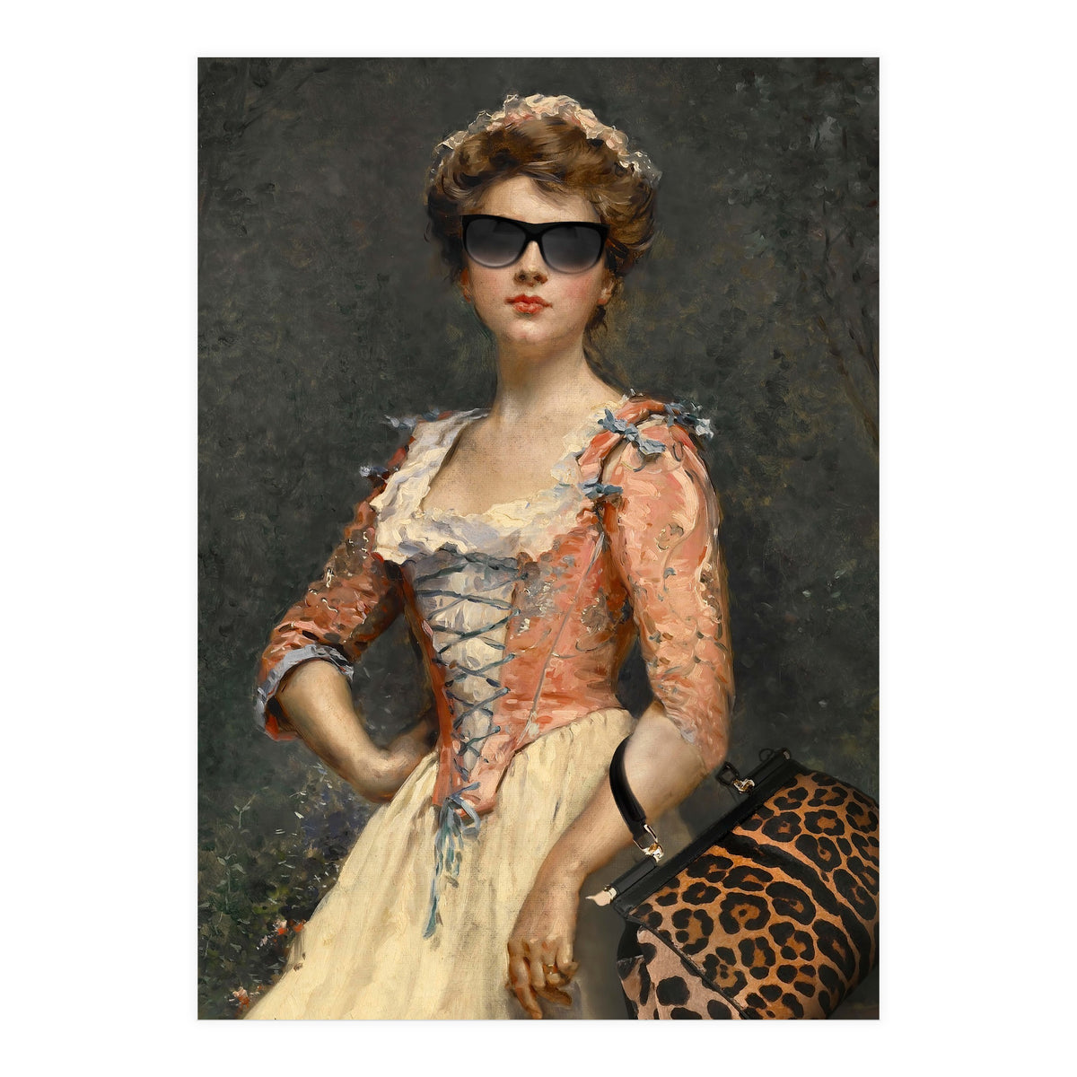 Vintage Chic Girl (Print Only)