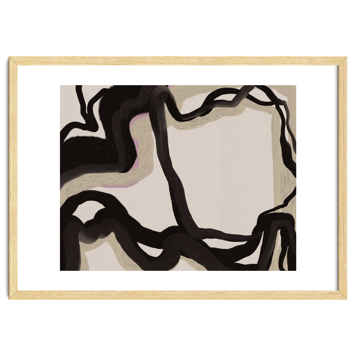 Time oil painting abstract