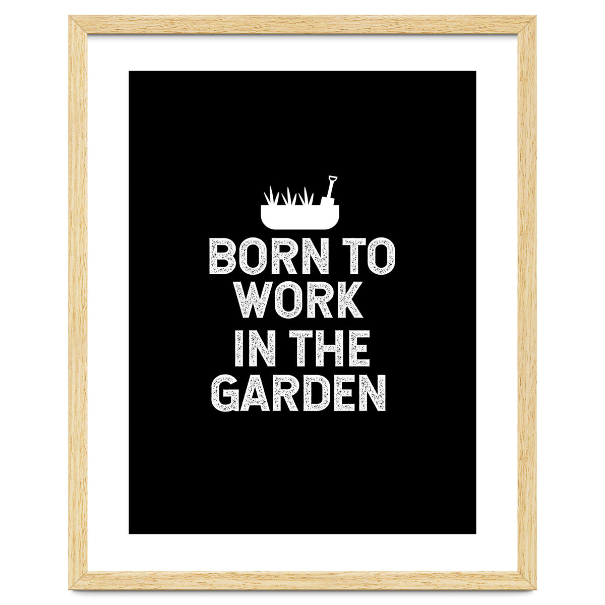 Born to work in the garden