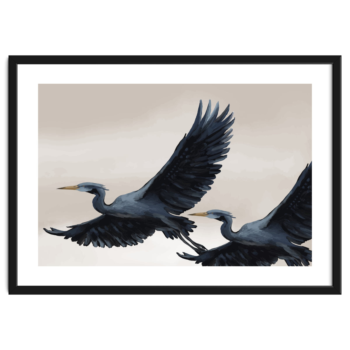 Migrating Herons