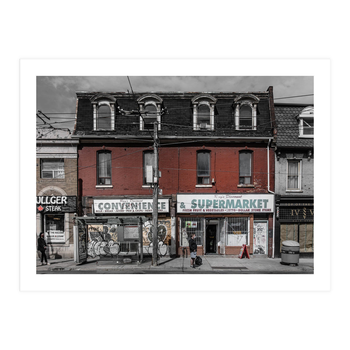Nos 350 - 352 Queen St E 1 Color Version (Print Only)