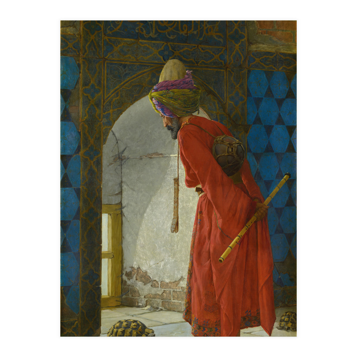 Osman Hamdi Bey – The Tortoise Trainer (1906) | Iconic Orientalist Art (Print Only)