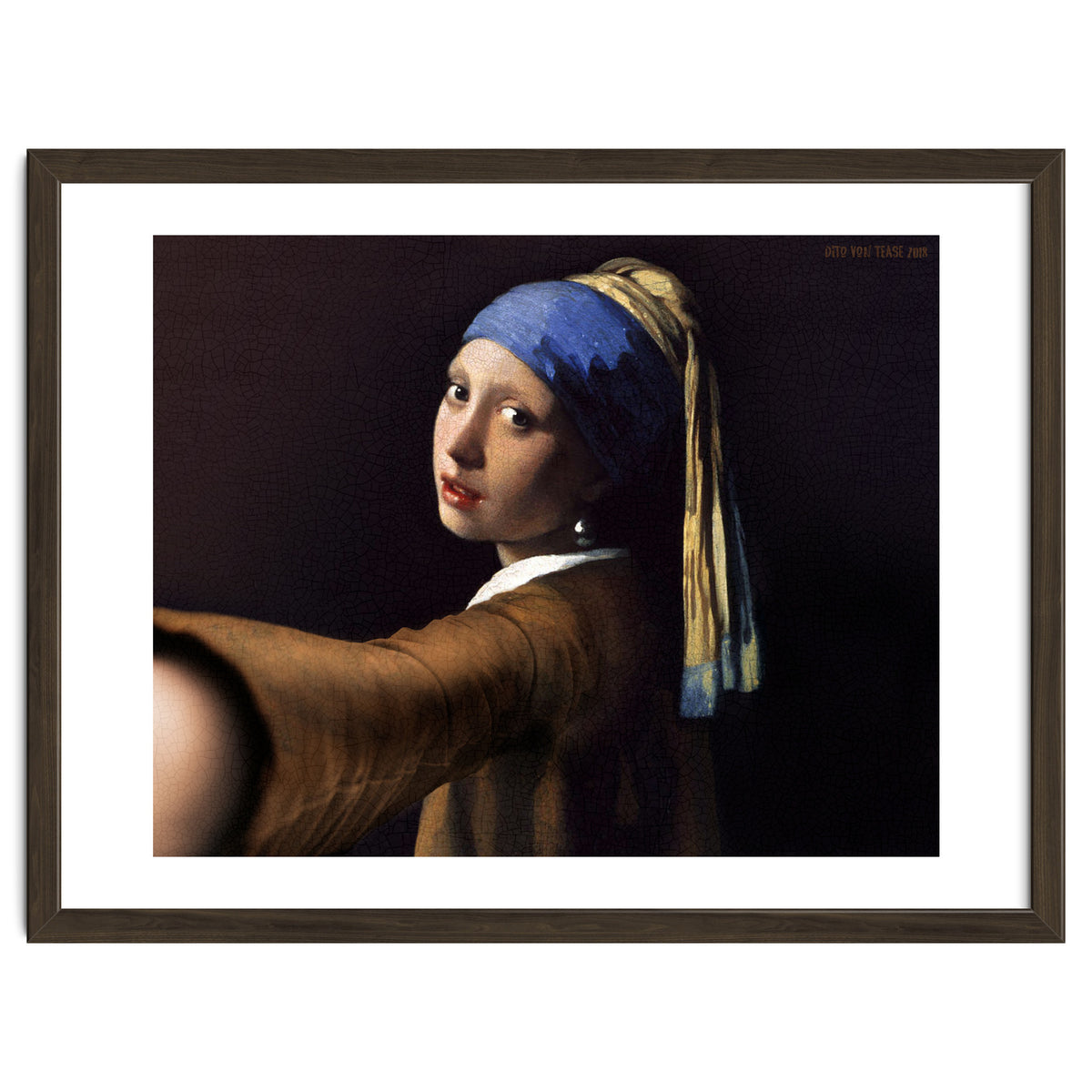 Girl With A Pearl Earring - Vermeer - Selfie