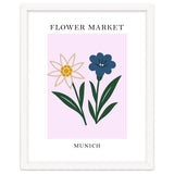 Munich Flower Market - Minimalist Edelweiss Botanical Print thumbnail